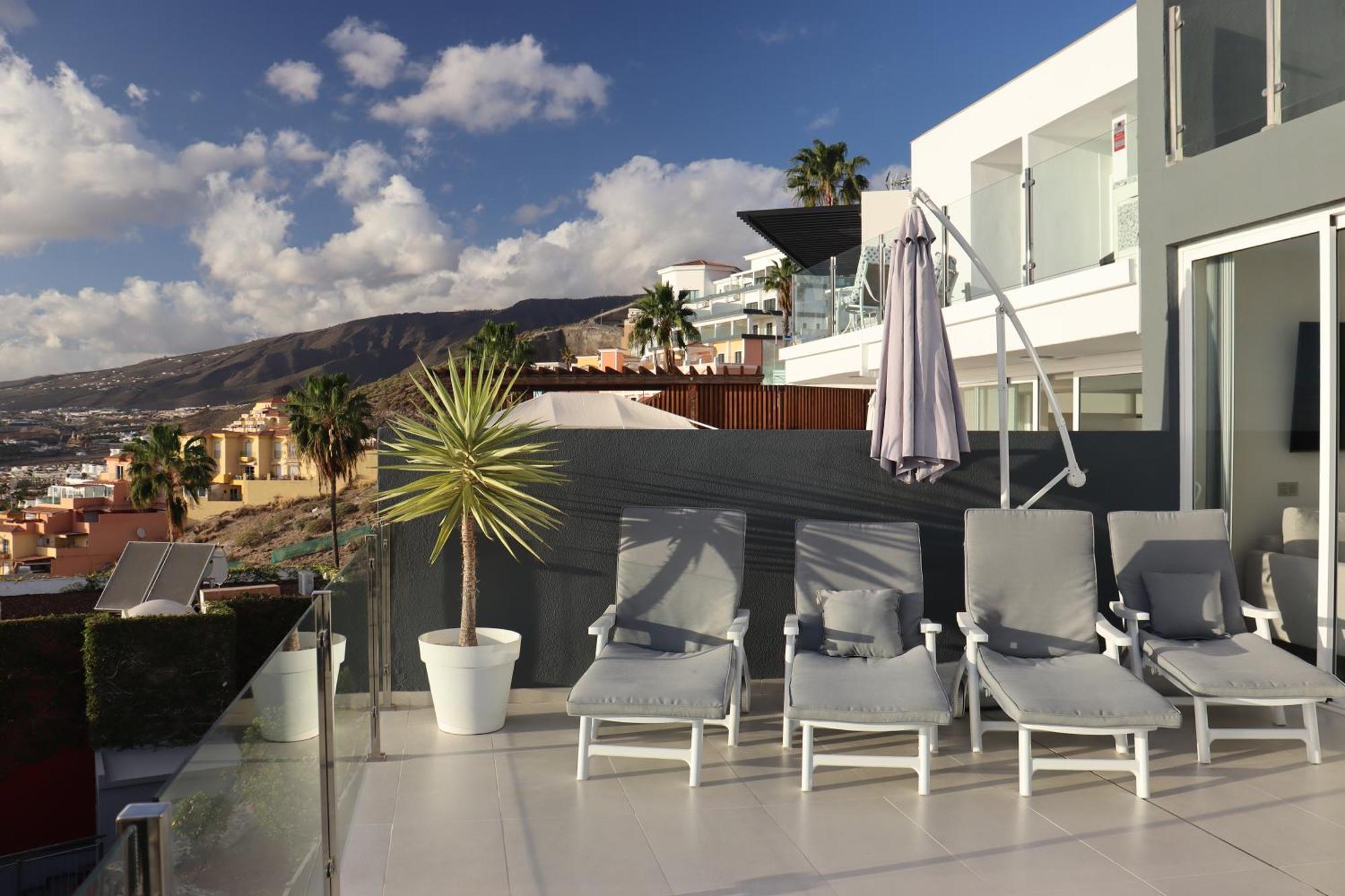 Azure Sky Villa - Panoramic Ocean View, Luxury, San Eugenio Costa Adeje  Exterior foto