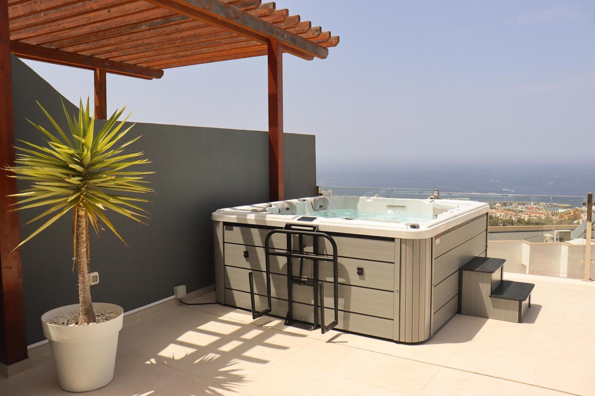 Azure Sky Villa - Panoramic Ocean View, Luxury, San Eugenio Costa Adeje  Exterior foto